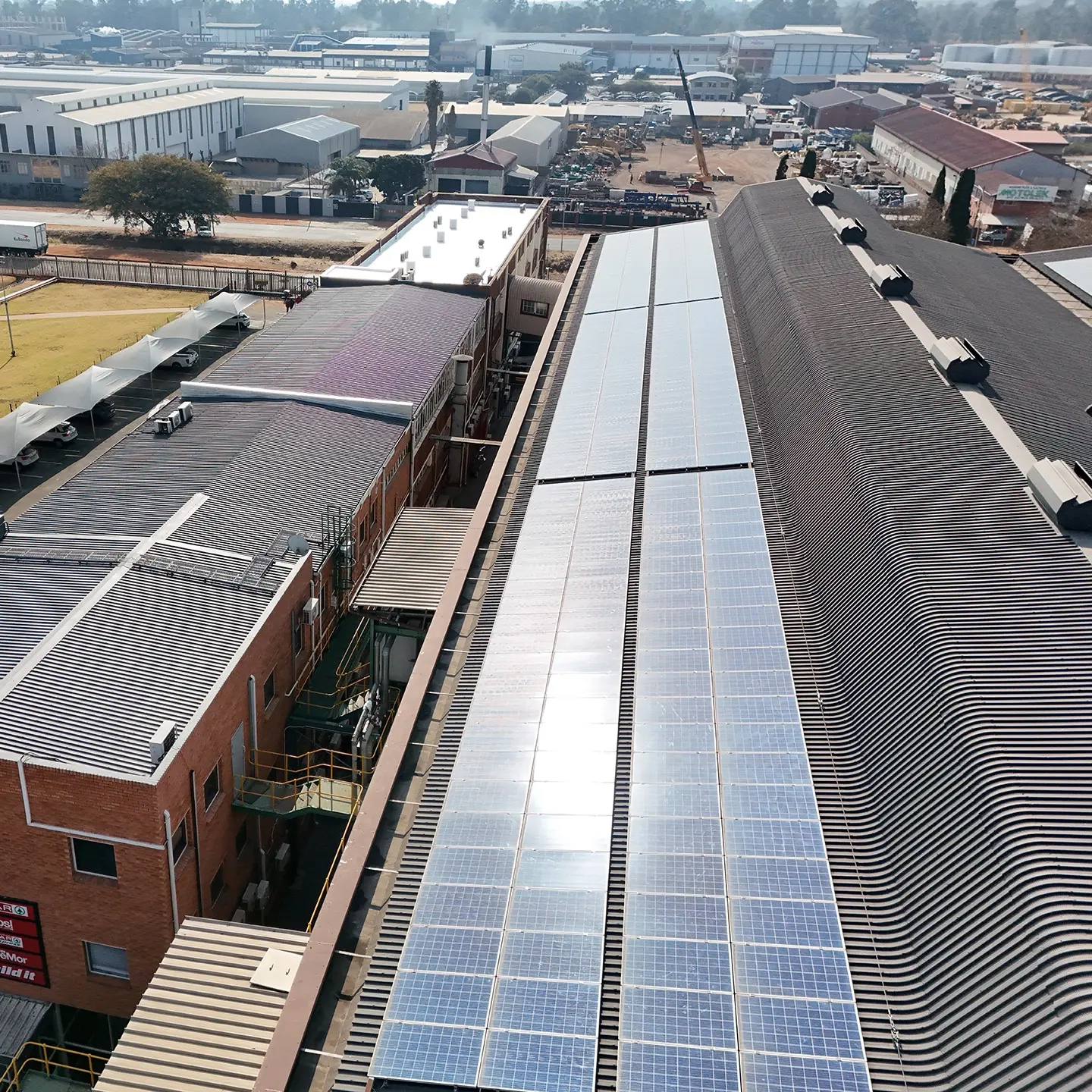 Industrial warehouse roof installation in Johannesburg by Sicon Group